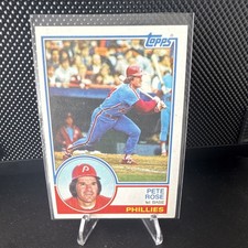 1983 Topps Base Set Pete Rose Phillies Baseball MLB Card #100