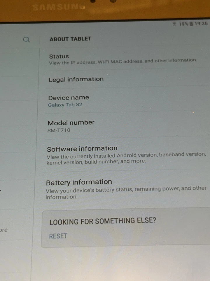 Samsung Galaxy Tab S2 8.0 SM-T710 Gold Wi-Fi 32GB 8" 8MP Android Tablet VGC - Image 2 of 4