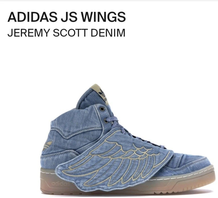 adidas JS Wings Denim for Sale | Authenticity Guaranteed | eBay