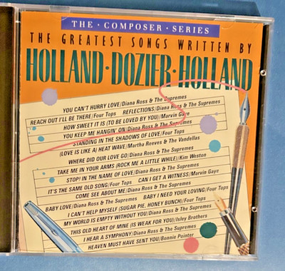GREATEST SONGS WRITTEN BY HOLLAND, DOZIER, HOLLAND - CD  PLAYS FANTASTIC