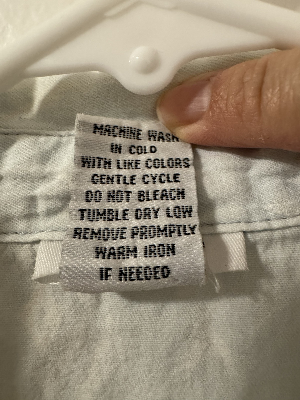 Prototype Sleeveless Chambray Button Up Double Po… - image 4