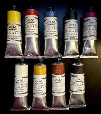 Isaro Oil Paint - Lot of (10) 38ml Tubes - Made In Belgium - NEW - FAST Ship!!