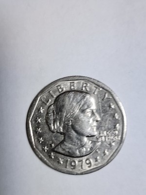 1979 P Susan B Anthony Dollar  Filled Mint Mark And FG,   DDO  And Die Chips