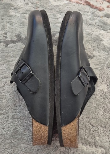 Birkenstock Boston BS Black Super Grip Gr. UK 6 EU 39 - Bild 5 von 8