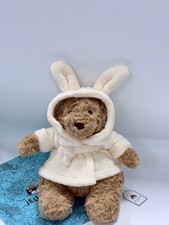 Jellycat Bathrobe Bartholomew Bear Plush With Tags + Dust Bag Brand New