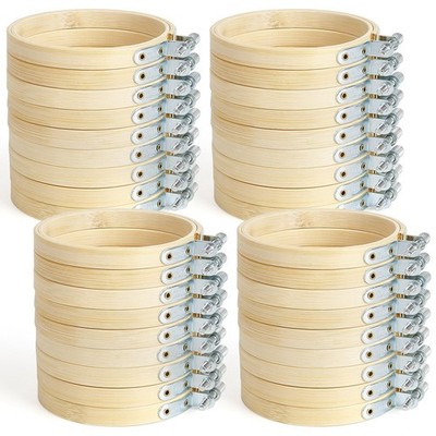 36 Stück 3 Zoll Stickrahmen zum Selbermachen Handwerk Handarbeit, Nähen und Handwerk 5204