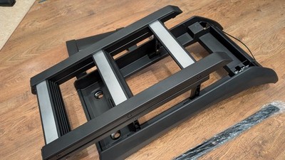 Klappbare Seitenleiter für Land Rover Defender 90 110 2020-2025 L663 schwarz-sil