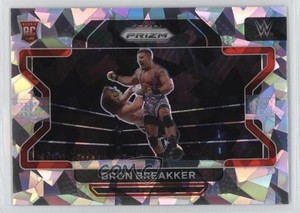 2022 Panini Prizm WWE Ice Prizm Bron Breakker #39 Rookie RC