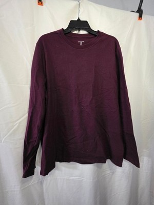 Amazon Essentials Women's Slim Long Sleeve Crew Neck T-Shirt 100% Cotton L