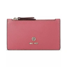 NINE WEST Women's "Linnette" Card Case In Rouge Pink