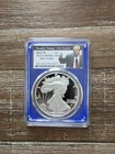 2022-W Proof $1 American Silver Eagle PCGS PR70DCAM Trump 45th President Label