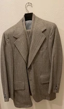 BERMAN-BACH - three-piece suit - Balistrieri - Milwaukee Mafia - with monogram