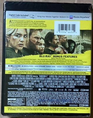 Thunderbolts* 4k Blu-ray Set + Digital Disney/Marvel July 2025 New