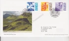 GB ROYAL MAIL FDC 2022 SCOTLAND REGIONAL DEFINITIVES TALLENTS PMK 2ND 1ST £1.85