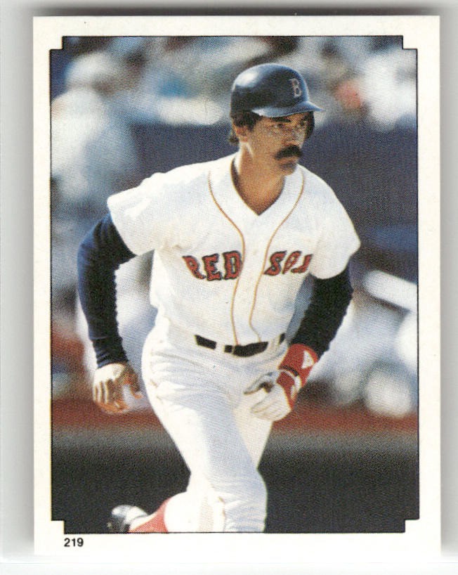 1984 TOPPS STICKERS #219 DWIGHT EVANS BOSTON RED SOX
