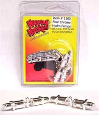 Hoppin Hydros 4 Chrome Hydro Pumps 1/24 scale Model kit