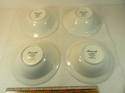 4 Noritake Summer Valley Müsli Suppenschalen 7 1/4 in 9240 Homecraft Lilly Valley - Bild 6 von 7