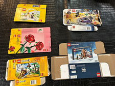 Lot of 19 vintage lego empty boxes S22 