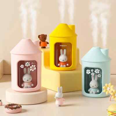 Miffy Air Humidifier, 15.22oz Double Spray Cool Mist Adjustable Humidifier