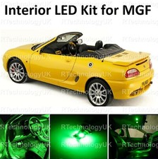GREEN PREMIUM for MGF INTERIOR FULL UPGRADE LED LIGHT BULBS KIT
