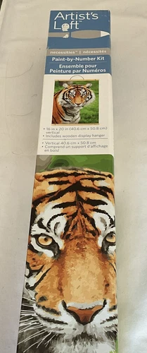 Artist's Loft Acrylic Painting Starter Kit 12 PC Canvas Board 12x12 Cat Kitten