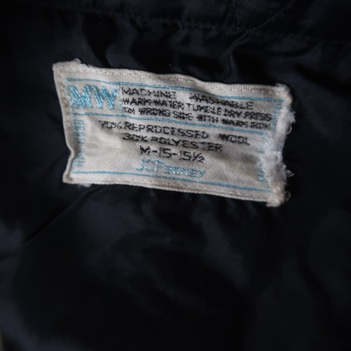 Vintage 60s Penney's Plaid Button Up Wool Flannel Shirt Medium M Loop Collar - Picture 5 of 13