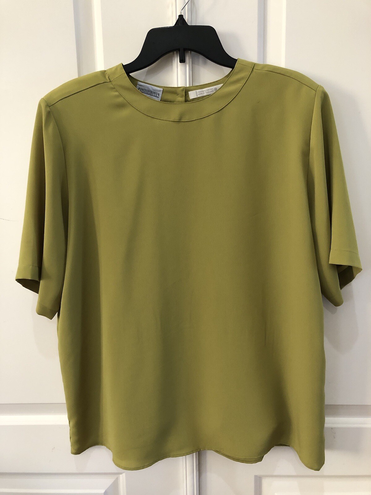 FILA Vintage Aston & Row Associates donna taglia 18 manica corta con bottoni posteriori