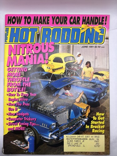 Beliebte Hot Rodding Zeitschrift Juni 1991 Ausgabe - Bild 1 von 2