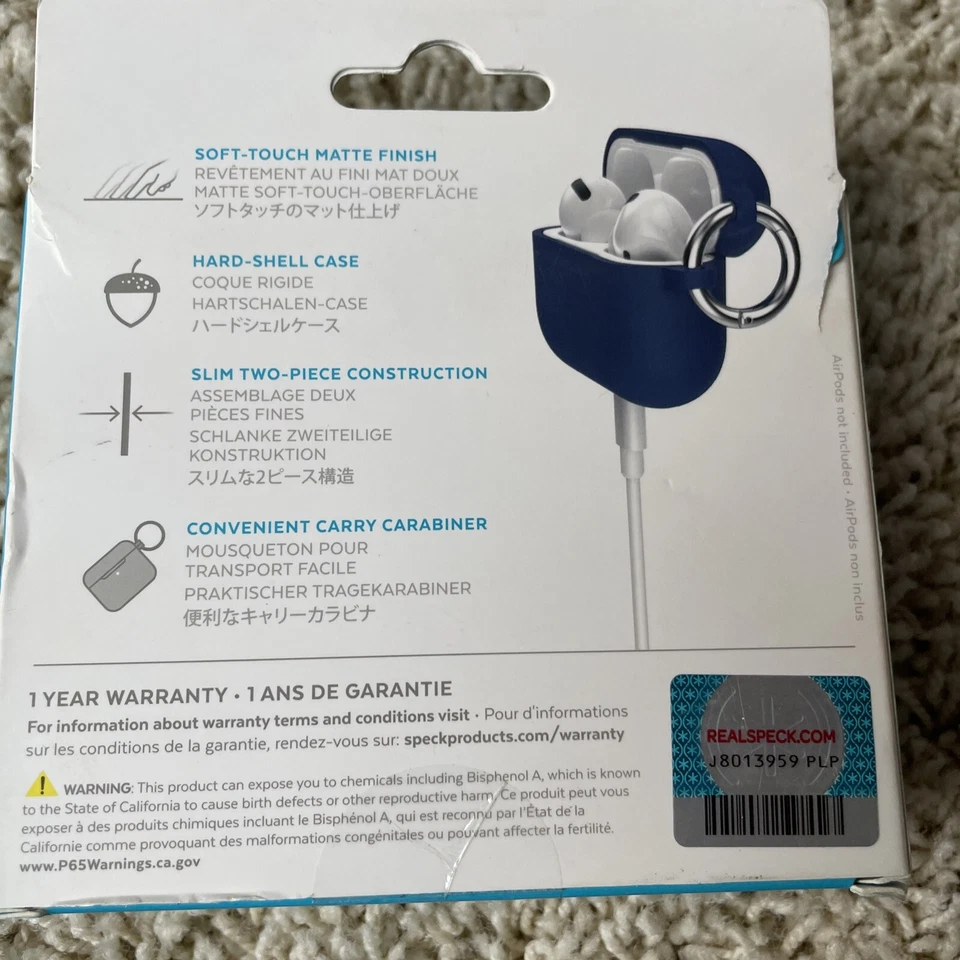 Speck Presidio Air Pods Pro (Coastal Blue) with Clip - Image 2 of 4