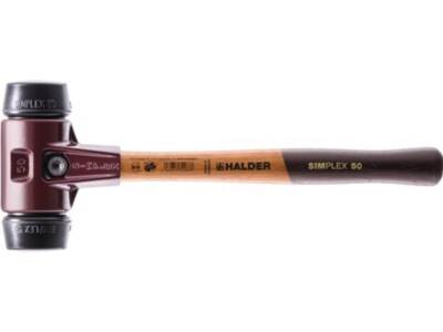 1er PACK(Stk) HALDER 3002060 Schonhammer SIMPLEX Länge 405 mm Kopf-D. 60 mm mitt