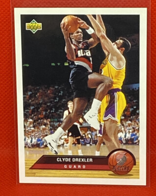 Clyde Drexler 1992-93 Upper Deck McDonald's #P33 Portland Trail Blazers