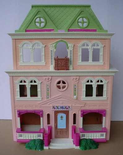 Fisher Price Loving Family Grand Mansion Replacement Front Door + Upper Balcony - Picture 2 of 12