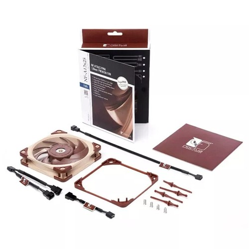 Noctua NF-A12x25 PWM, Ventilateur silencieux premium, 4 broches (120 mm, marron) NEUF - Photo 2/2
