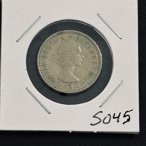 1958 Great Britain Coin 1 One Shilling KM# 863 Europe World Money FREE SHIPPING - Picture 5 of 5