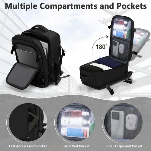 OTAHGK Handgepäck 40×20×25 für Ryanair Untersitz Reiserucksack 20L Wasserdicht - Bild 2 von 4