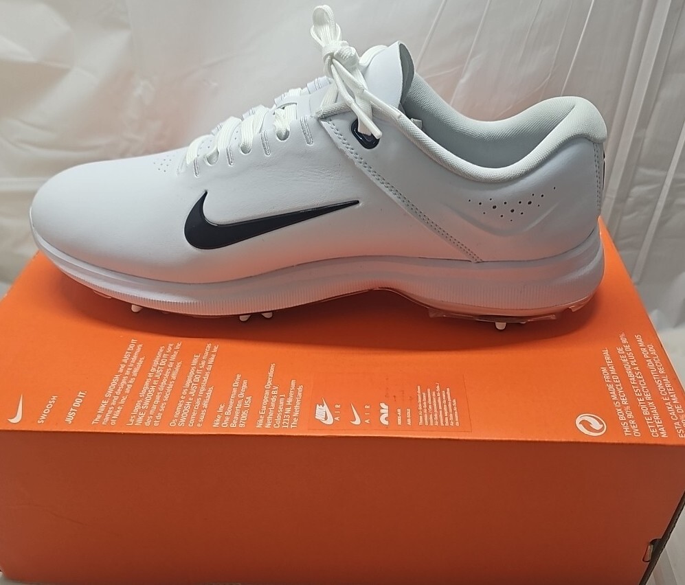 New Nike Air Zoom Tiger Woods TW20 White Red Golf Spike