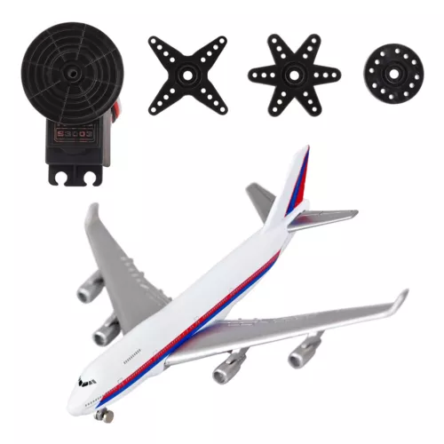 4 pezzi servomotori standard ad alta coppia per Futaba S3003 RC auto aereo barca elicottero - Foto 10 di 12