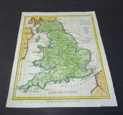 Antique Map of Ancient Britain by Alexander Adam 1797