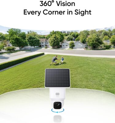 eufy SoloCam E30 Wireless Security Camera Solar Powered 2K AI