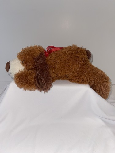 Peluche Goffa Cucciolo Cane Marrone Bianco Peluche 13 Pollici - Foto 4 di 9