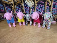Lot Of 5 Victoria's Secret PINK Stuffed Plush Dogs Collectibles