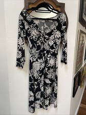 Vintage Harold’s Black And White Dress Size M