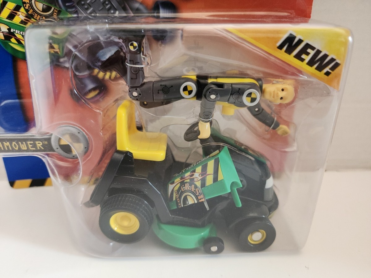 クラッシュダミー CRASH DUMMIES CRASH LAWN MOWER Hot Wheels Incredible Crash Dummies CRASHMOWER SEALED!🔥 | eBay