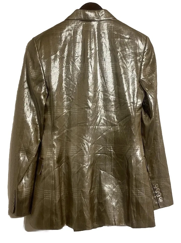 Abrigo deportivo Ralph Lauren etiqueta púrpura para mujer color topo mezcla de seda nuevo con etiquetas precio de venta sugerido por el fabricante 2890 USD Foto 4 de 4