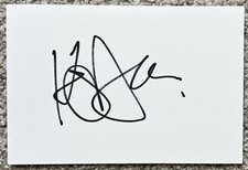 KJ Apa Signed In Person 4x6 Index Card In Top Loader
