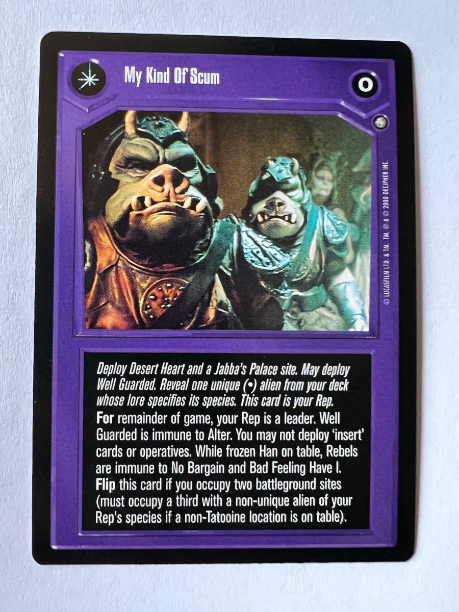 My Kind Of Scum / Fearless And Inventive Star Wars CCG SWCCG