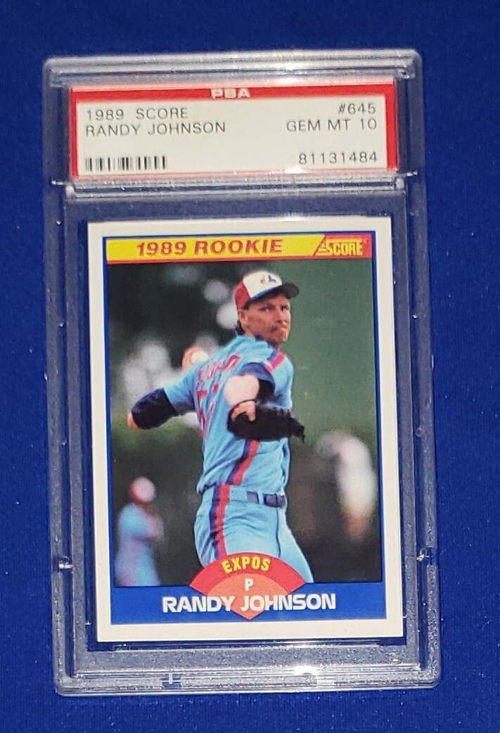 1989 SCORE #645 RANDY JOHNSON MONTREAL EXPOS 