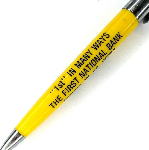c1970s-80s Romney West Virginia First National Bank Scripto Promo Pen ...