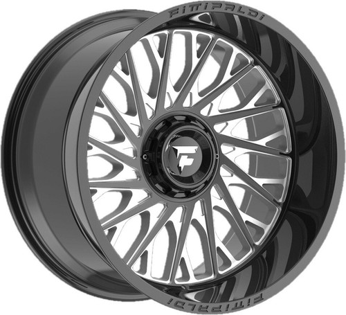 20X12 WHEELS BLACK MILLED DIRECTIONAL F-150 F150 FC853 6X135 -44 FA08 DEEP LIP - Picture 5 of 8