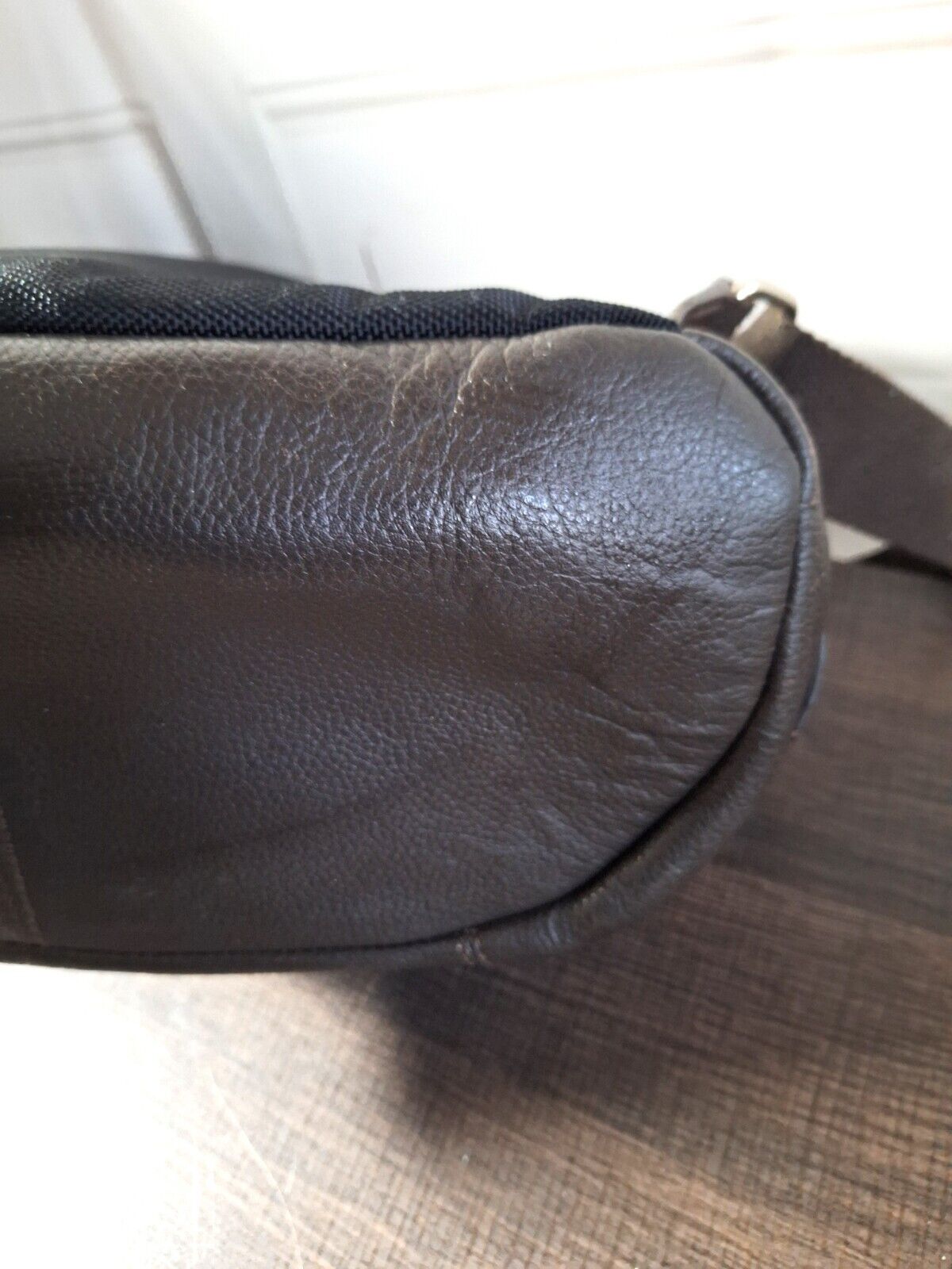 Cole Haan Pebbled Leather Backpack Dark Brown - image 7
